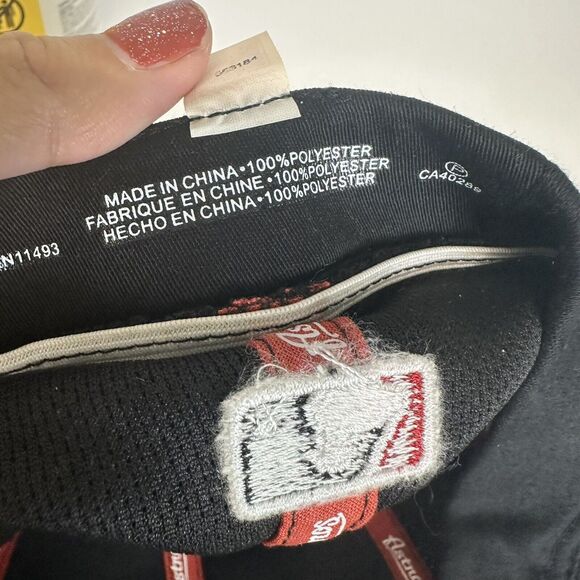 Vintage Houston Astros New Era Fitted Hat Size‎ Medium - Large Navy Blue - Picture 4 of 6